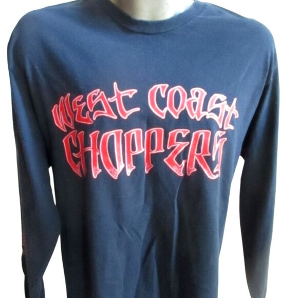 West Coast Coppers Vintage Men's T-shirt XL Jesse Who? Sleeve Print LS 1990's